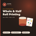 Whole & Half Roll DTF Film Printing — Jasper Transfers