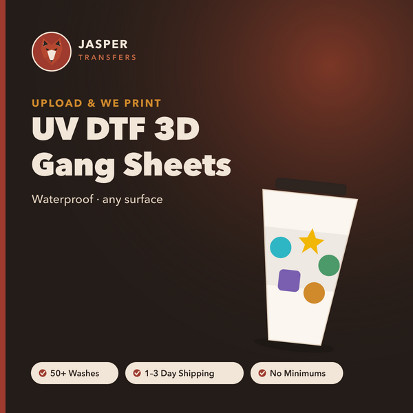 UV DTF Stickers 3D Gang Sheets (Upload)